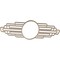 Ekena Millwork Elizabeth Wood Fretwork Pierced Ceiling Medallion, Birch, 38"W x 19"H x 10 1/2"IW x 18"IH x 3/8"T CMWP38X19X0375EBBI - alternate 2
